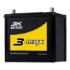แบตเตอรี่ 3K MAX75L (75D23L) แบตกึ่งแห้ง 12V 65Ah ร้านแบตเตอรี่รถยนต์อุดรธานี