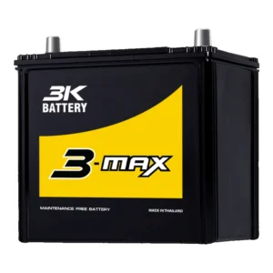 แบตเตอรี่ 3K MAX75L (75D23L) แบตกึ่งแห้ง 12V 65Ah ร้านแบตเตอรี่รถยนต์อุดรธานี