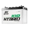 แบตเตอรี่ 3K HBE180 (80D31) แบตไฮบริด 12V 80Ah ร้านแบตเตอรี่รถยนต์อุดรธานี