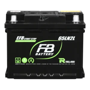 แบตเตอรี่ FB EFB 65LN2 EFB 12V 65Ah ร้านแบตเตอรี่รถยนต์อุดรธานี