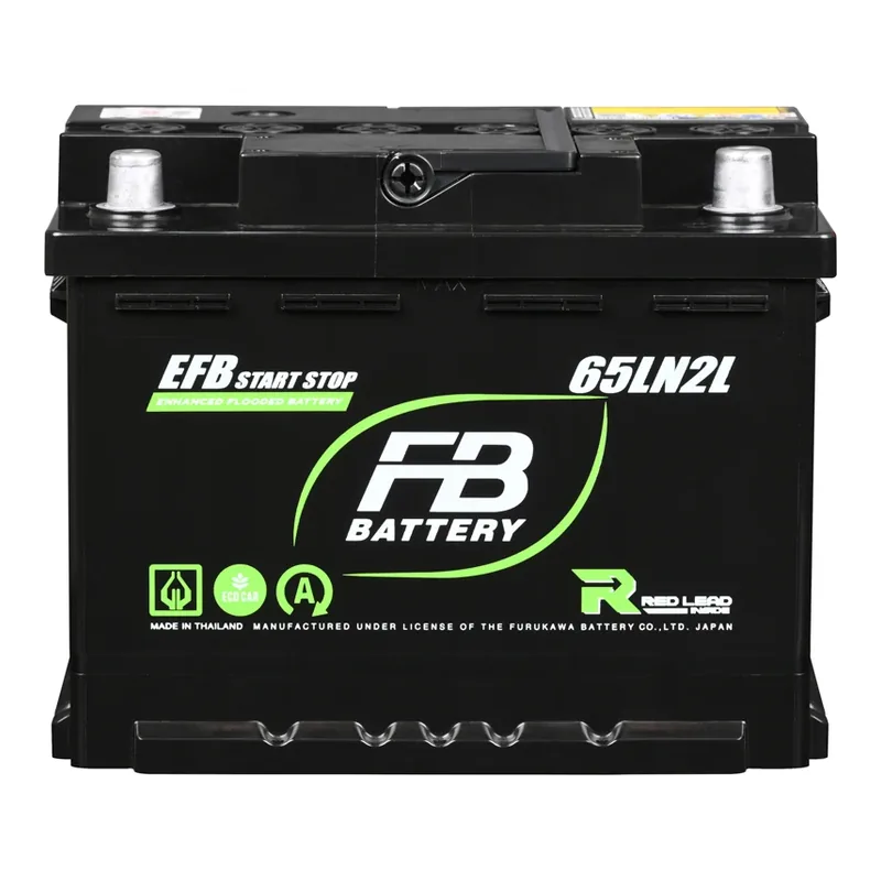 แบตเตอรี่ FB EFB 65LN2 EFB 12V 65Ah ร้านแบตเตอรี่รถยนต์อุดรธานี