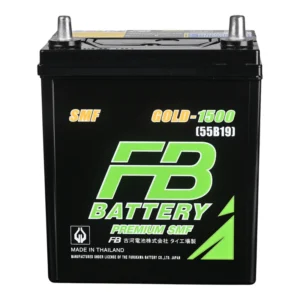 แบตเตอรี่ FB GOLD 1500L (55B19L) แบตแห้ง 12V 40Ah ร้านแบตเตอรี่รถยนต์อุดรธานี