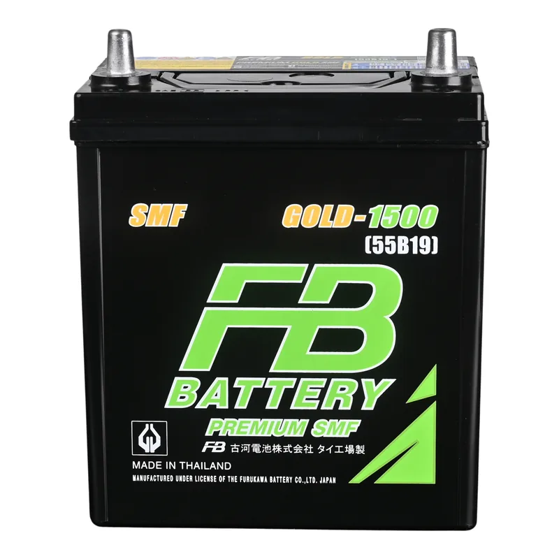 แบตเตอรี่ FB GOLD 1500L (55B19L) แบตแห้ง 12V 40Ah ร้านแบตเตอรี่รถยนต์อุดรธานี