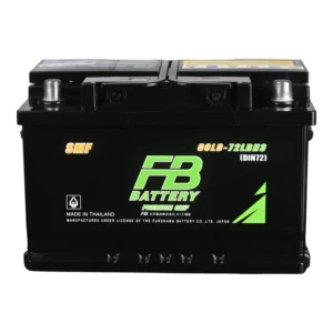 แบตเตอรี่ FB GOLD 72LBN3L (DIN72) แบตแห้ง 12V 72Ah ร้านแบตเตอรี่รถยนต์อุดรธานี