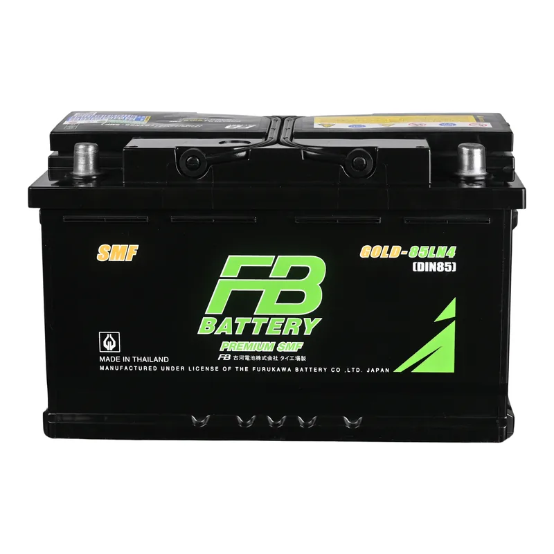 แบตเตอรี่ FB GOLD 85LN4L (DIN85) แบตแห้ง 12V 85Ah ร้านแบตเตอรี่รถยนต์อุดรธานี