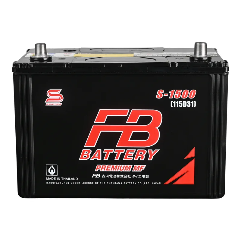แบตเตอรี่ FB S-1500L (115D31L) แบตกึ่งแห้ง 12V 90Ah ร้านแบตเตอรี่รถยนต์อุดรธานี