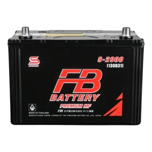 แบตเตอรี่ FB S-2000R (130D31R) แบตกึ่งแห้ง 12V 100Ah ร้านแบตเตอรี่รถยนต์อุดรธานี