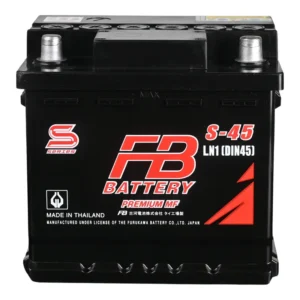 แบตเตอรี่ FB S-45LN1 (DIN45) แบตกึ่งแห้ง 12V 45Ah ร้านแบตเตอรี่รถยนต์อุดรธานี