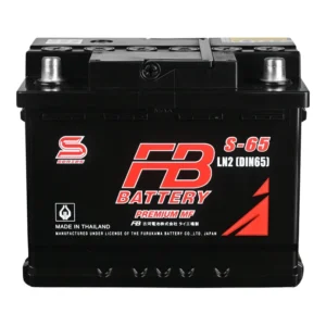 แบตเตอรี่ FB S-65LN2 (DIN65) แบตกึ่งแห้ง 12V 65Ah ร้านแบตเตอรี่รถยนต์อุดรธานี
