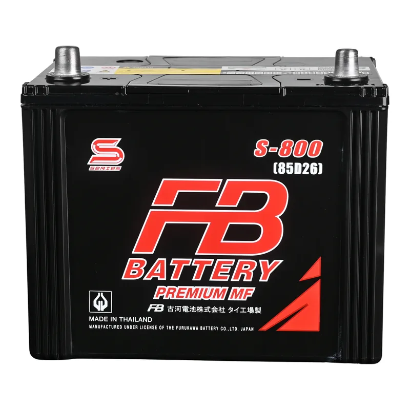 แบตเตอรี่ FB S-800L (85D26L) แบตกึ่งแห้ง 12V 65Ah ร้านแบตเตอรี่รถยนต์อุดรธานี