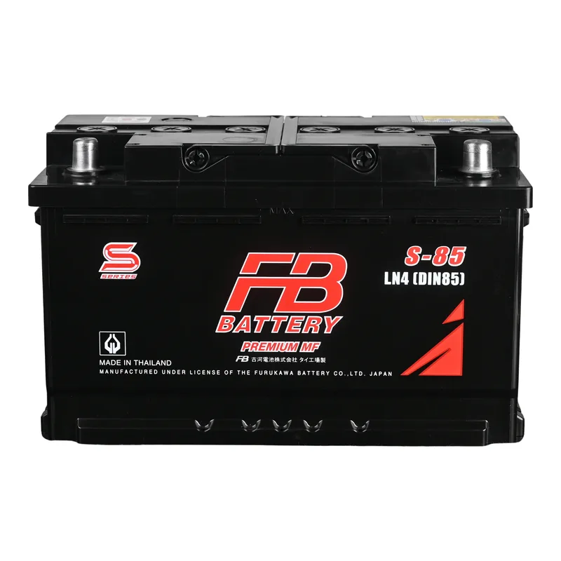 แบตเตอรี่ FB S-85LN4 (DIN85) แบตกึ่งแห้ง 12V 85Ah ร้านแบตเตอรี่รถยนต์อุดรธานี