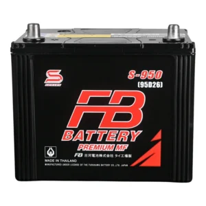 แบตเตอรี่ FB S-950R (95D26R) แบตกึ่งแห้ง 12V 80Ah ร้านแบตเตอรี่รถยนต์อุดรธานี