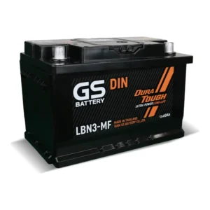 แบตเตอรี่ GS LBN3-MF (DIN 60) แบตกึ่งแห้ง 12V 60Ah ร้านแบตเตอรี่รถยนต์อุดรธานี