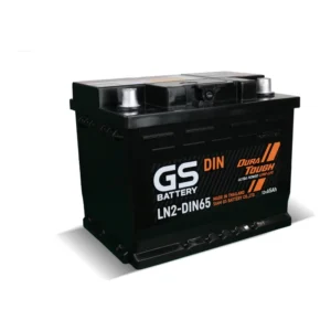 แบตเตอรี่ GS LN2-DIN65 (DIN 65) แบตกึ่งแห้ง 12V 65Ah ร้านแบตเตอรี่รถยนต์อุดรธานี