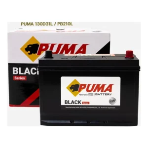แบตเตอรี่ Puma 130D31L (PB210L) 100Ah แบตแห้ง ร้านแบตเตอรี่รถยนต์อุดรธานี