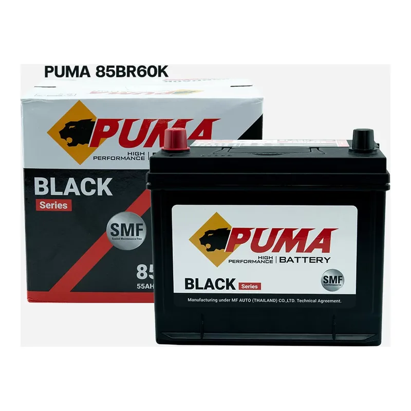 แบตเตอรี่ Puma 85BR60K (55D23R) 55Ah แบตแห้ง ร้านแบตเตอรี่รถยนต์อุดรธานี