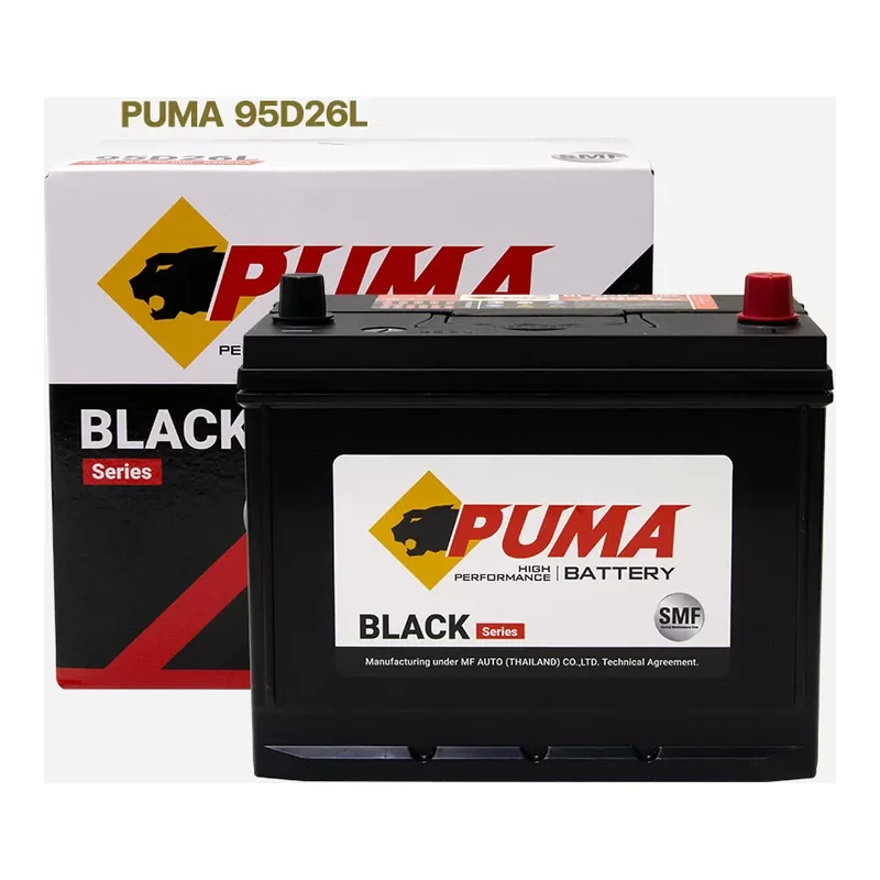 แบตเตอรี่ Puma 95D26L 75Ah แบตแห้ง ร้านแบตเตอรี่รถยนต์อุดรธานี