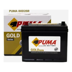 แบตเตอรี่ Puma 80D26R 70Ah แบตแห้ง ร้านแบตเตอรี่รถยนต์อุดรธานี