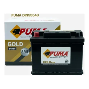 แบตเตอรี่ Puma DIN55548 (DIN55) 55Ah แบตแห้ง ร้านแบตเตอรี่รถยนต์อุดรธานี