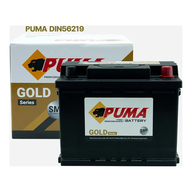 แบตเตอรี่ Puma DIN56219 LN2 (DIN 62) 62Ah แบตแห้ง ร้านแบตเตอรี่รถยนต์อุดรธานี