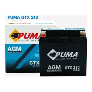 แบตเตอรี่ Puma GTX 210 14Ah AGM รองรับ Start-Stop แบตสำรอง/แบตเสริม ร้านแบตเตอรี่รถยนต์อุดรธานี