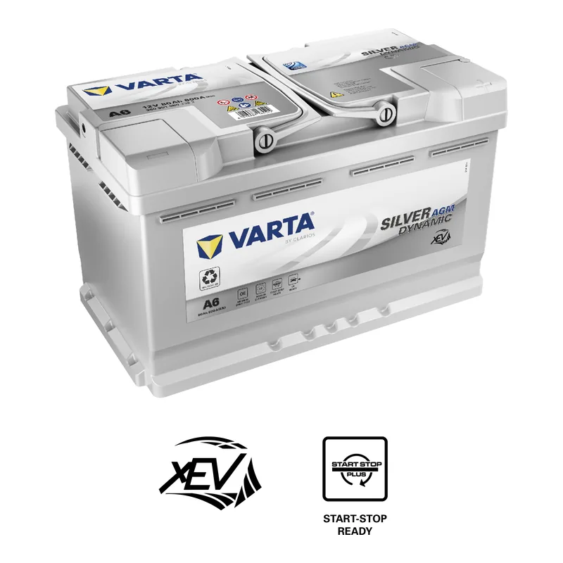 แบตเตอรี่ Varta Varta Silver AGM MAX-80 80Ah AGM รองรับ Start-Stop ร้านแบตเตอรี่รถยนต์อุดรธานี