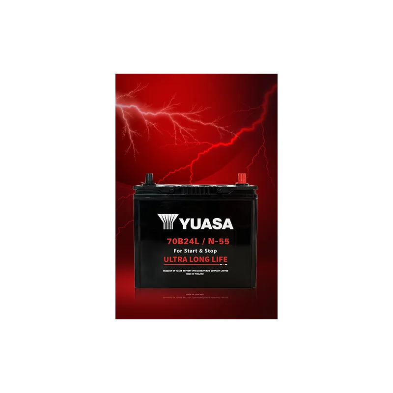 แบตเตอรี่ Yuasa N-55 12V 50Ah ร้านแบตเตอรี่รถยนต์อุดรธานี