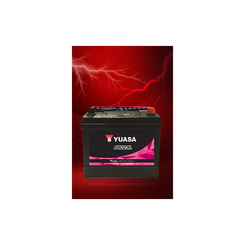 แบตเตอรี่ Yuasa 65D23L-SMF 12V 60Ah ร้านแบตเตอรี่รถยนต์อุดรธานี