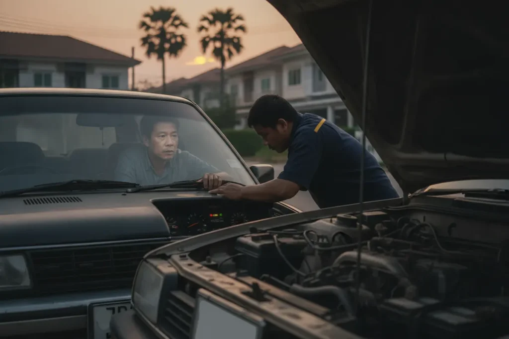 รถสตาร์ทไม่ติด เกิดจากอะไร เช็คตามเสียงและไฟหน้าปัด ทำยังไงดี